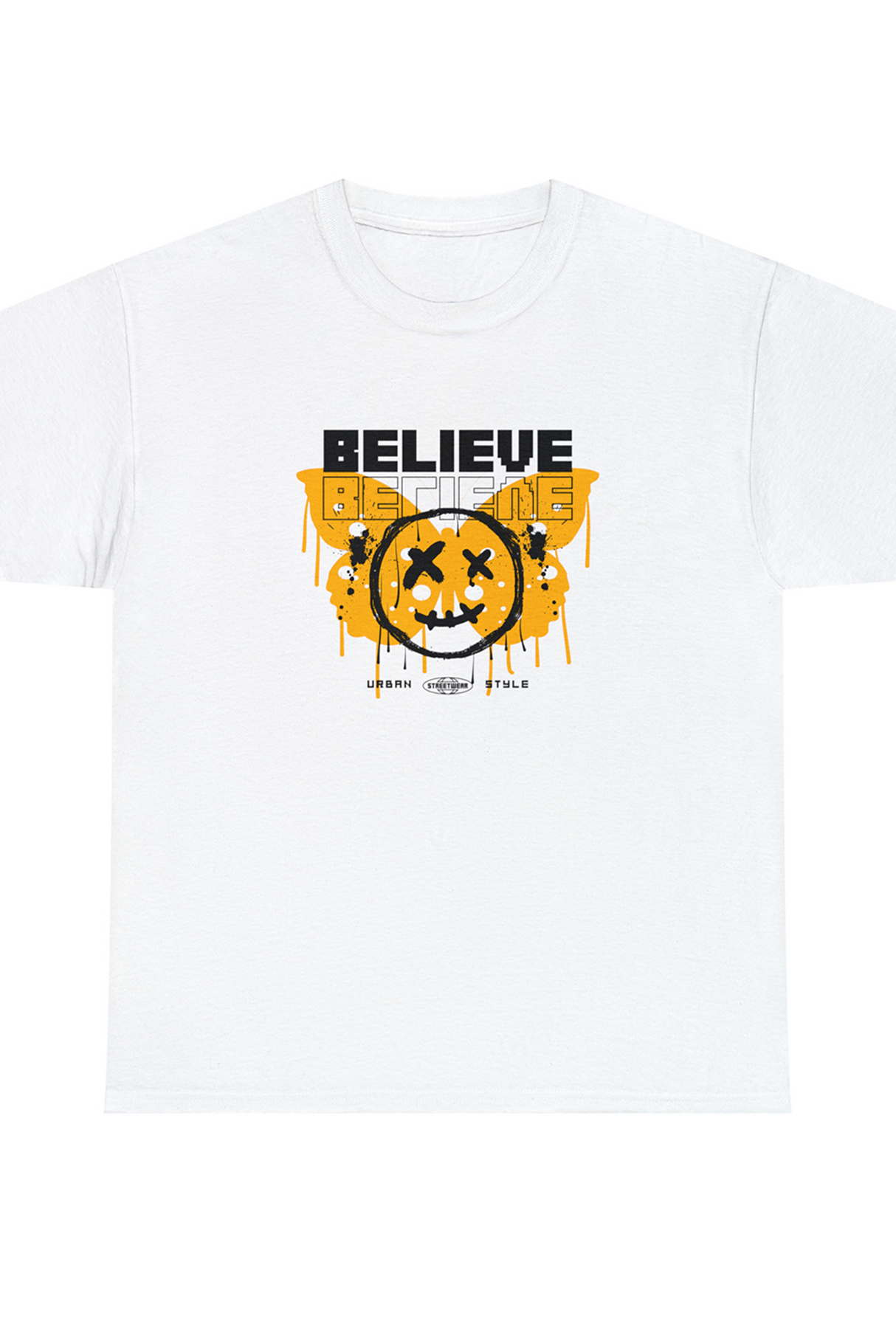Believe Urban Style Graphic Tee Shirt