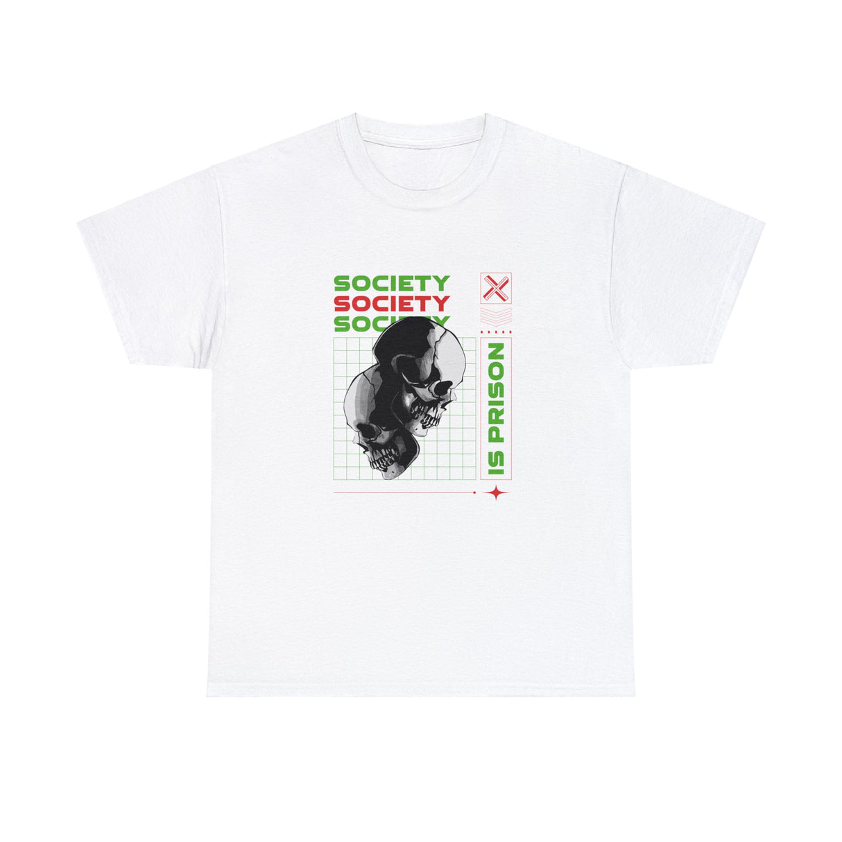 Society Is Prison Graphic T Shirt