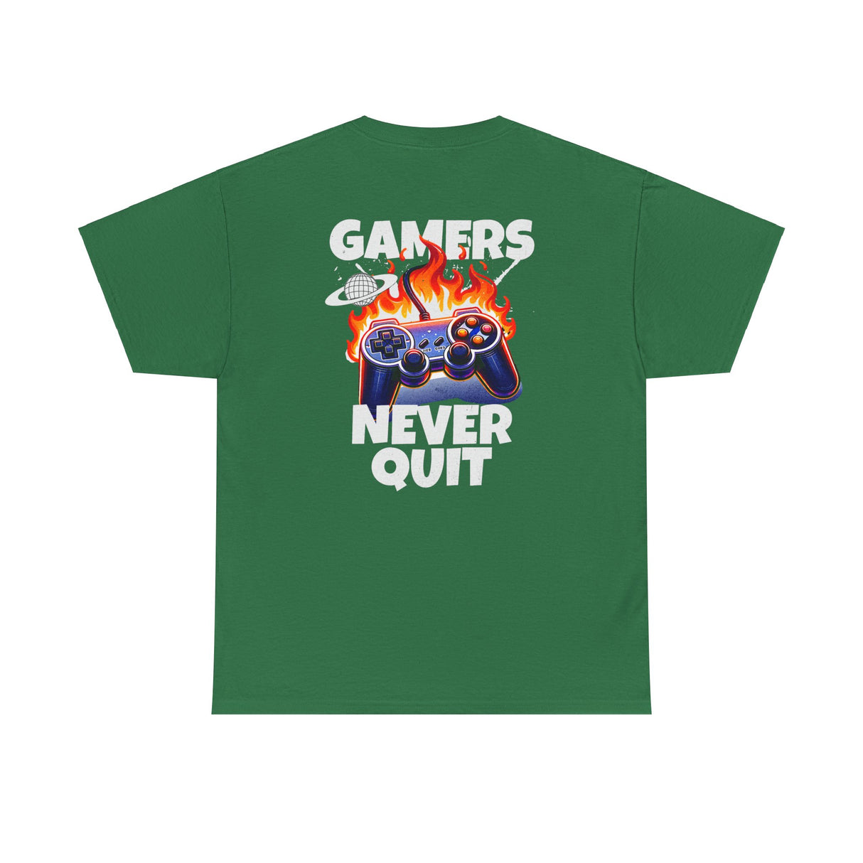 Gamers Never Quit Graphic Tee Shirt