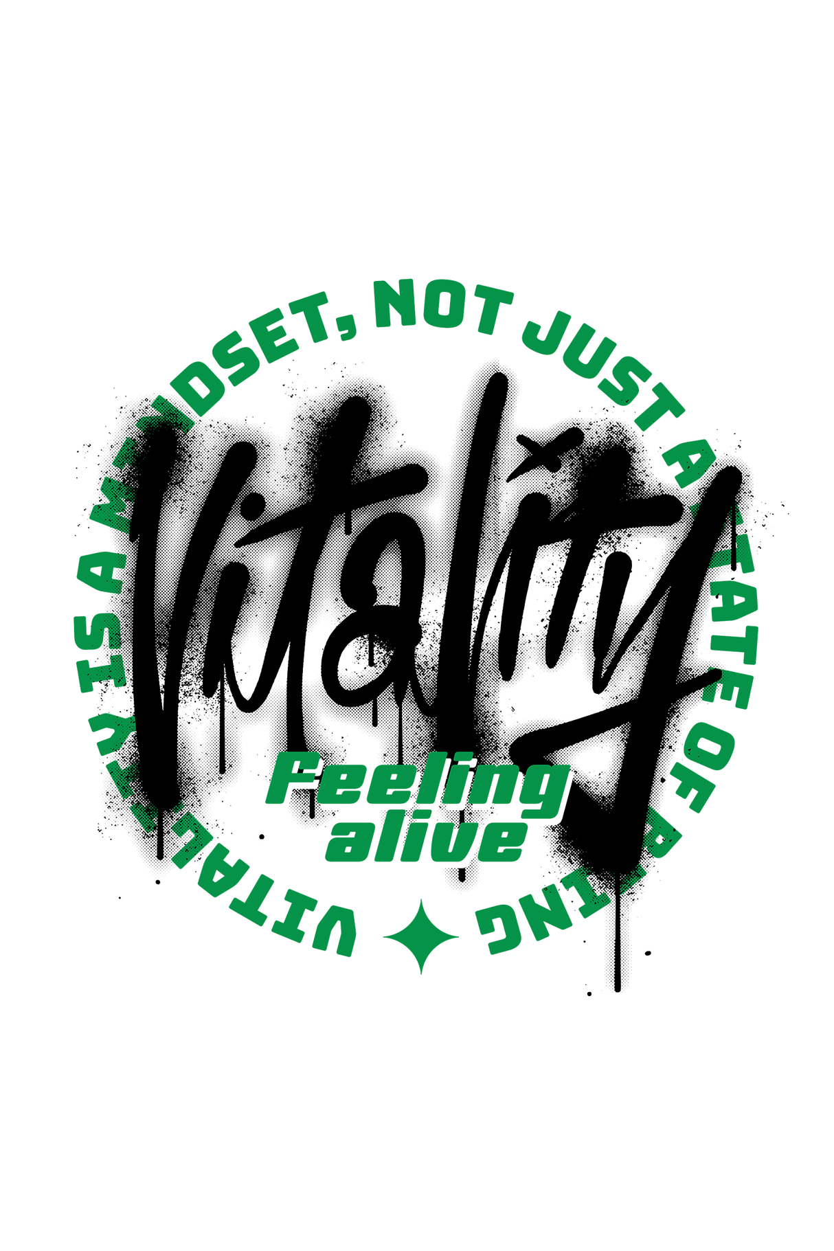Feeling Alive Vitality Graphic T Shirt