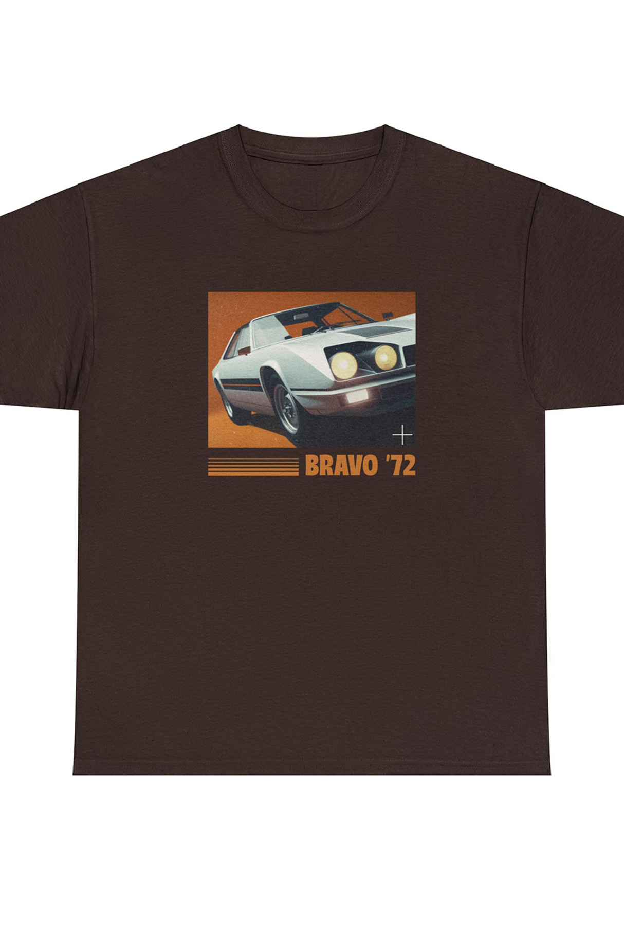 Bravo 72 Classic Car Graphic Tee Shirt