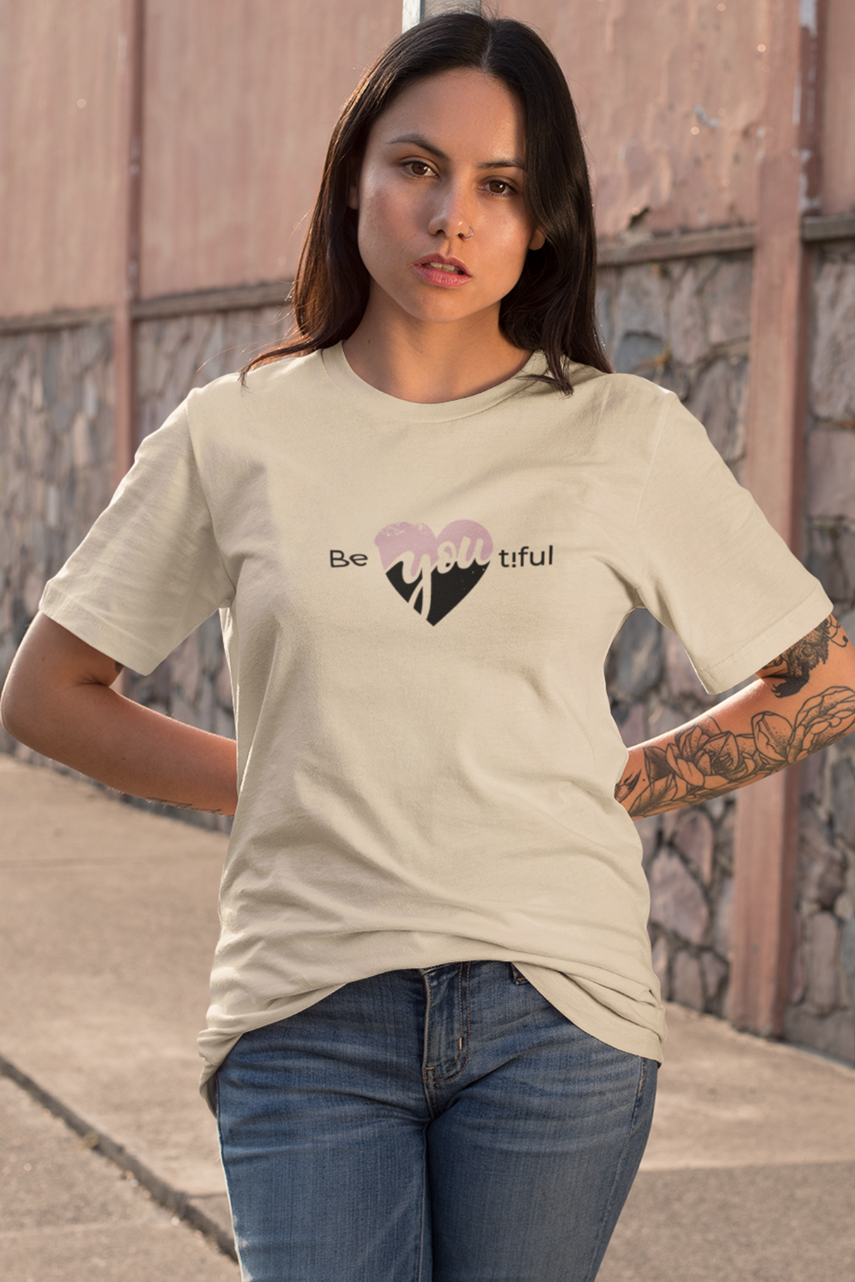 Be You Tiful Beautiful Graphic Tee Graphic