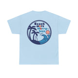 Beach More Worry Less Graphic Tee Shirt