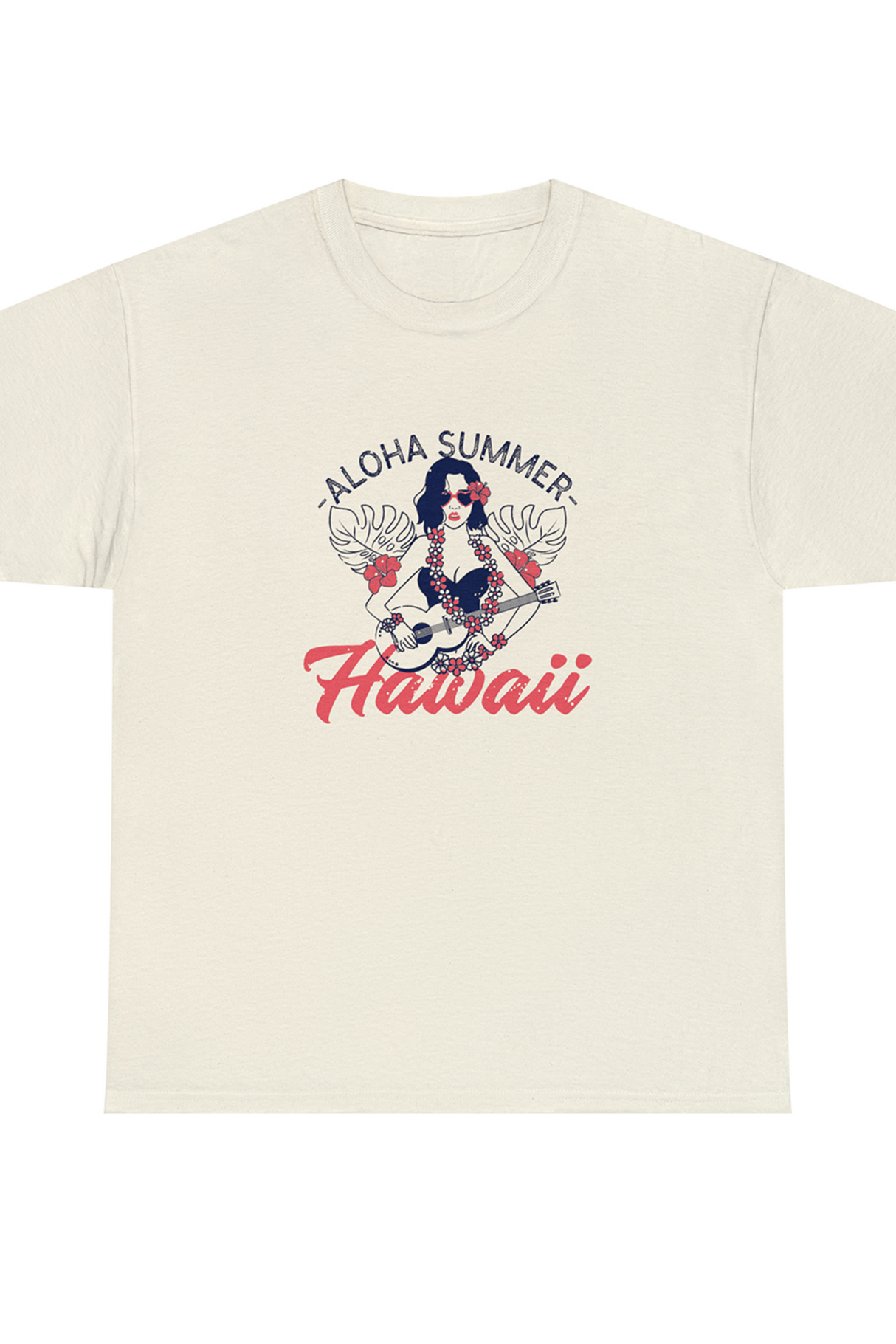 Hawaii Aloha Summer Graphic Tee Shirt