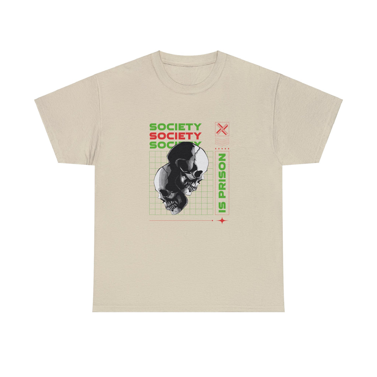 Society Is Prison Graphic T Shirt