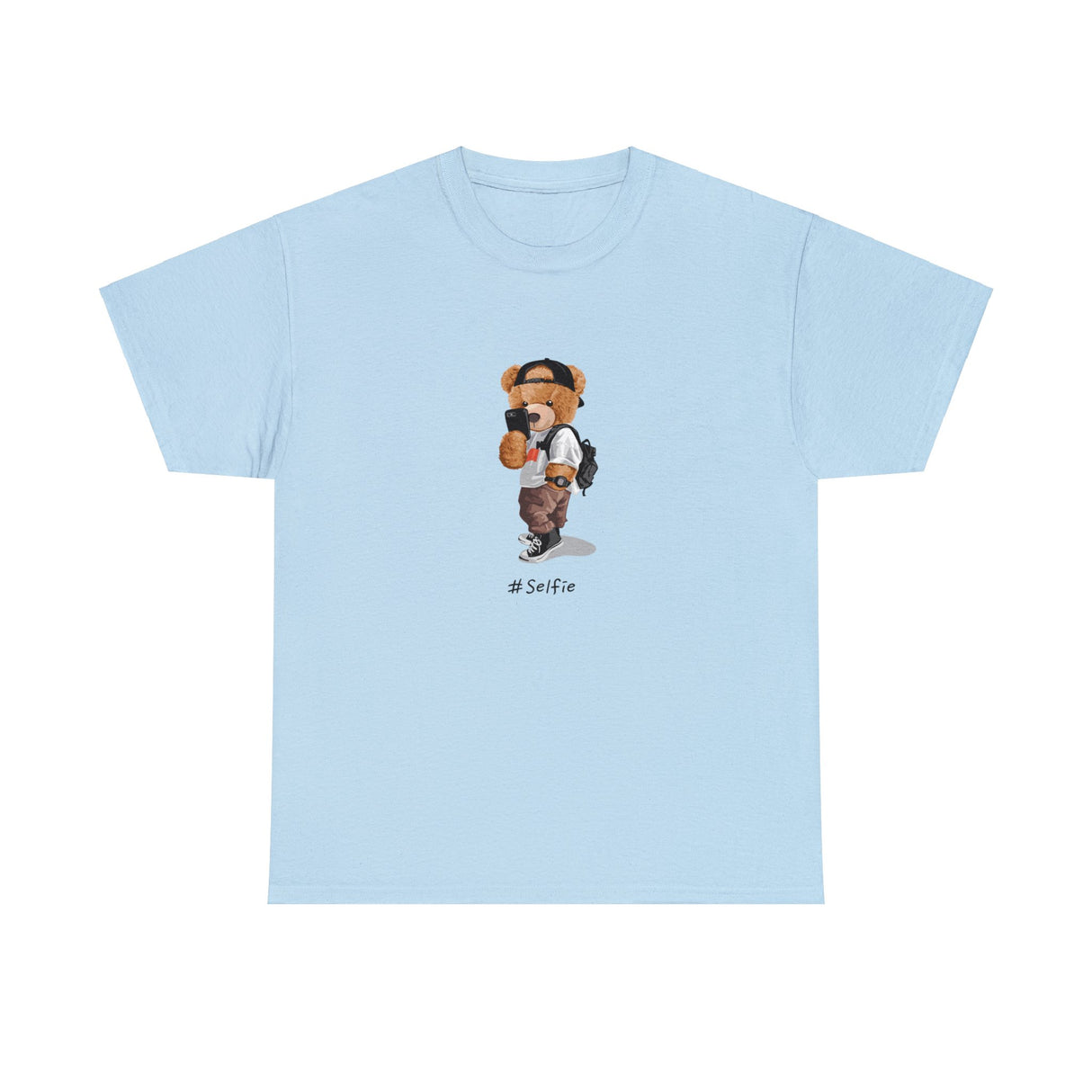 Teddy Bear Selfie Graphic T Shirt