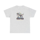Dinosaur On Scooter Graphic Tee Shirt