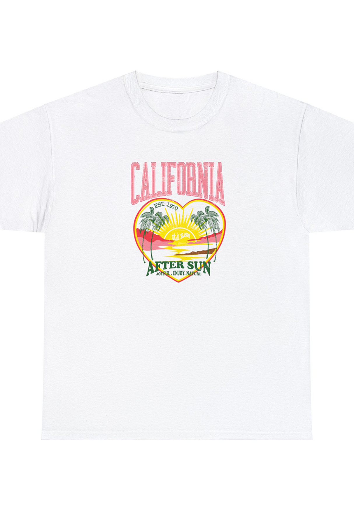 California After Sun Graphic Tee Shirt