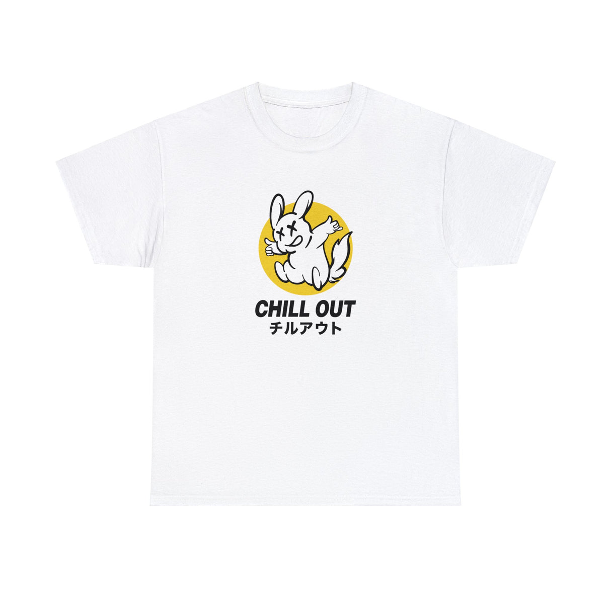 Chill Out Bunny Graphic Tee Shirt