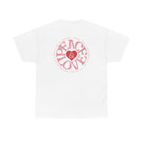 Peace & Love Graphic Tee Shirt