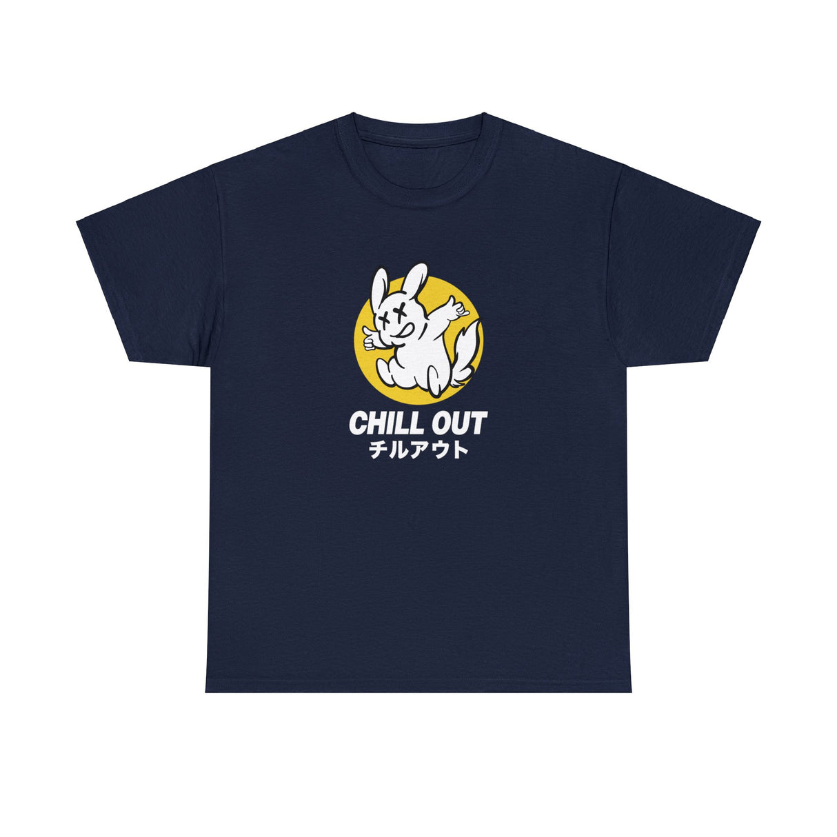 Chill Out Bunny Graphic Tee Shirt