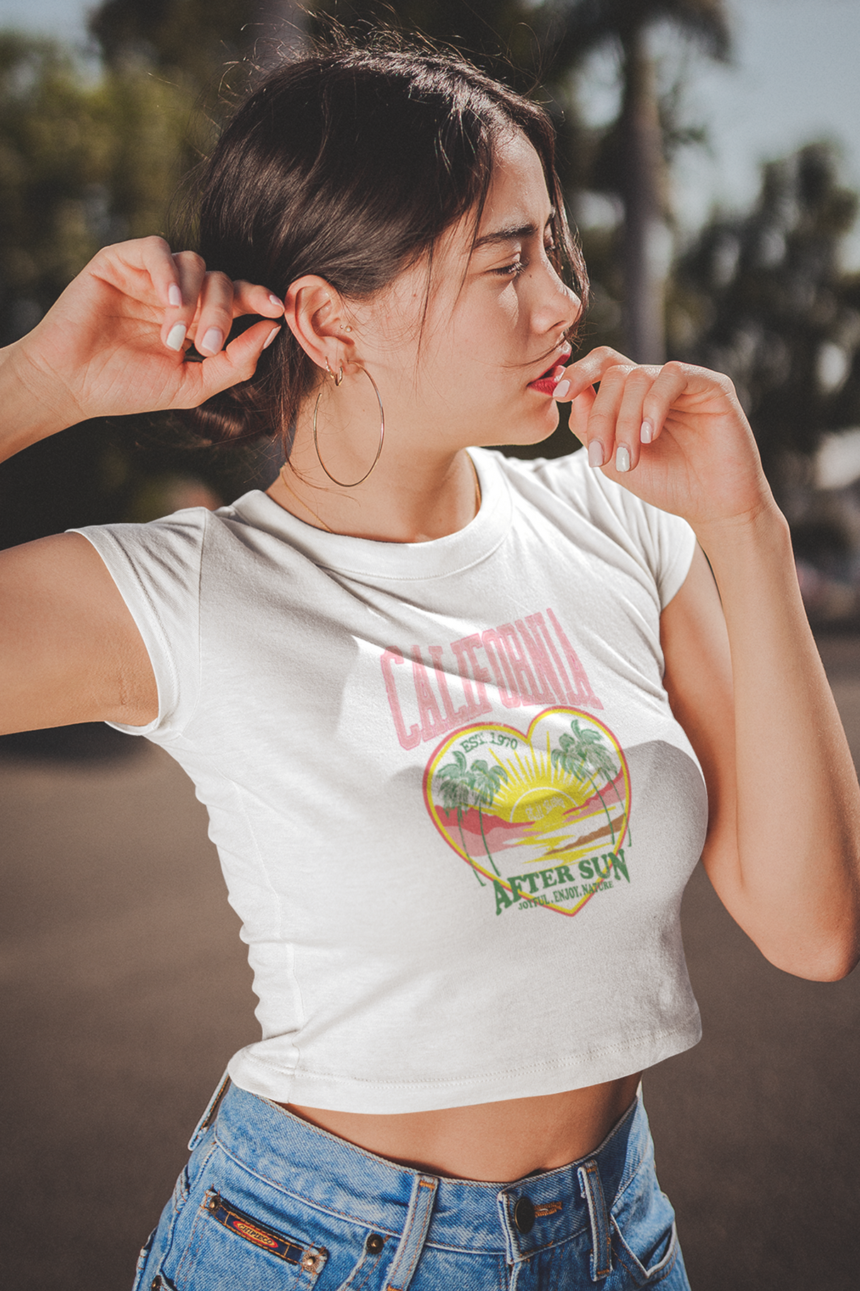 California After Sun Graphic Tee Shirt