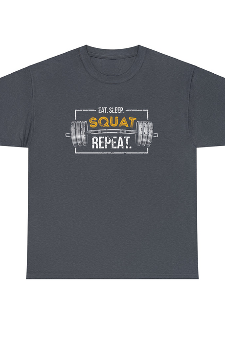 Eat Sleep Squat Repeat Graphic T Shirt