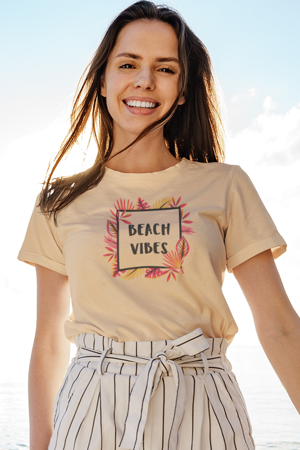 Beach Vibes Graphic Tee Shirt