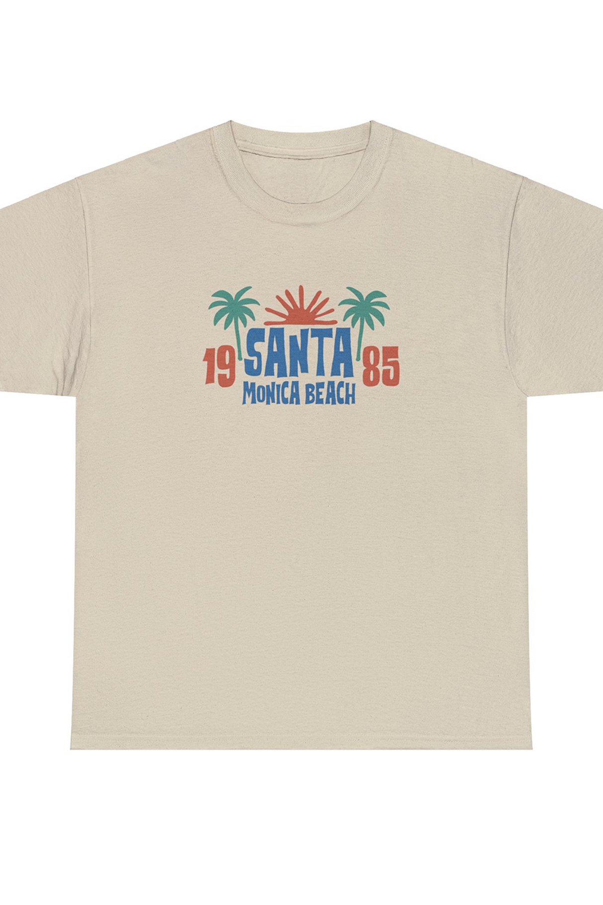 Santa Monica Beach 1985 Graphic Tee Shirt