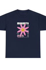 Magenta Vibes Graphic Tee Shirt
