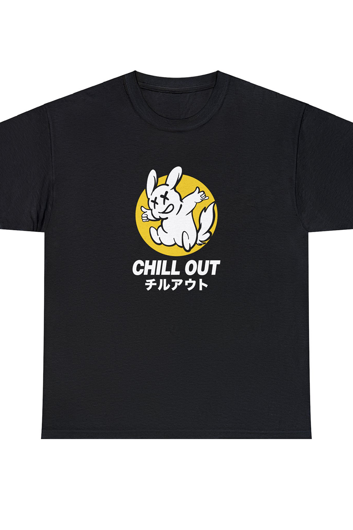 Chill Out Bunny Graphic Tee Shirt