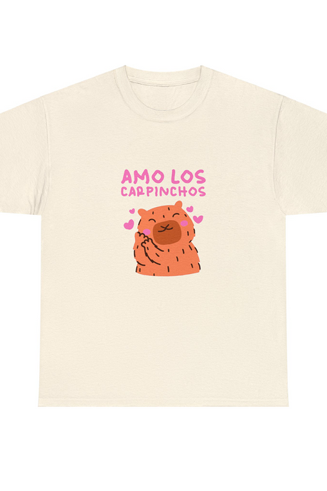 Amo Los Carpinchos Graphic Tee Shirt