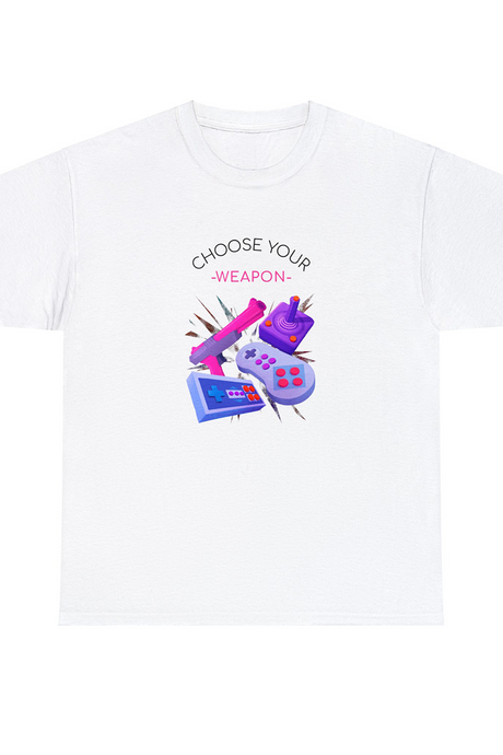 Choose Your Weapon Graphic Tee Shirt
